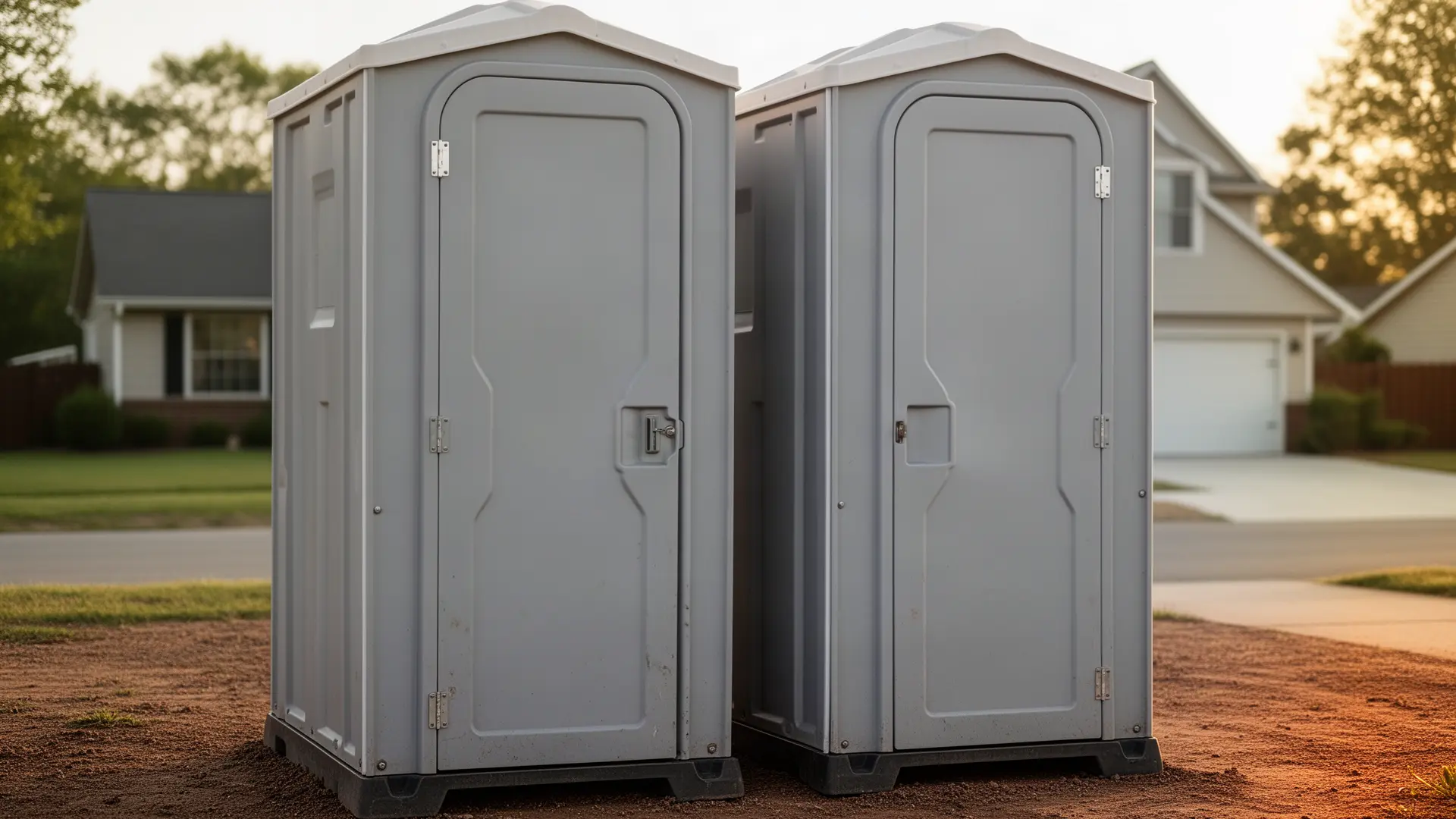 Clean porta potty unit from Green Branch Porta Potty Rental in Houston, TX